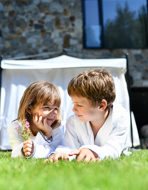 Water and sauna pleasure for small children
