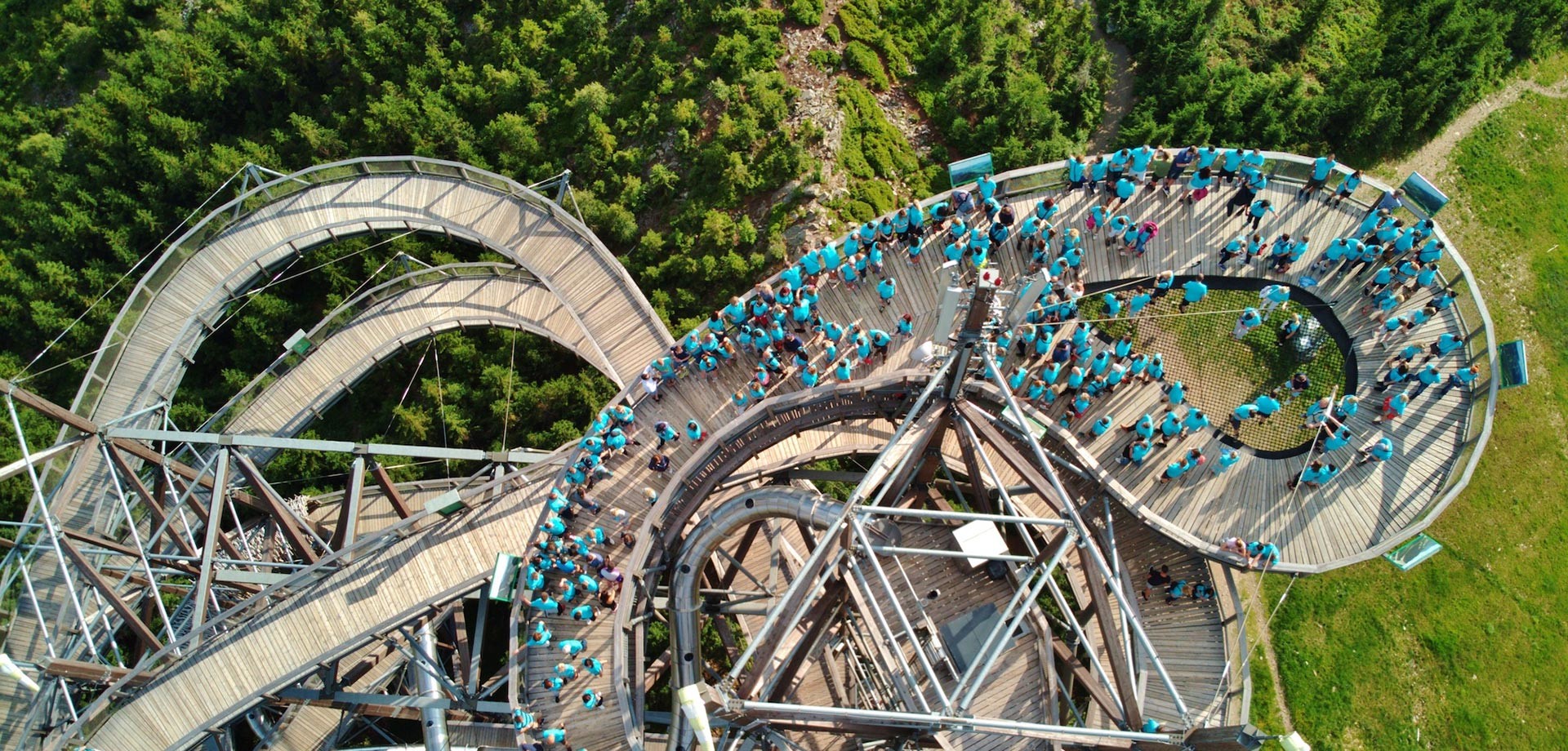 …a company event in the mountains