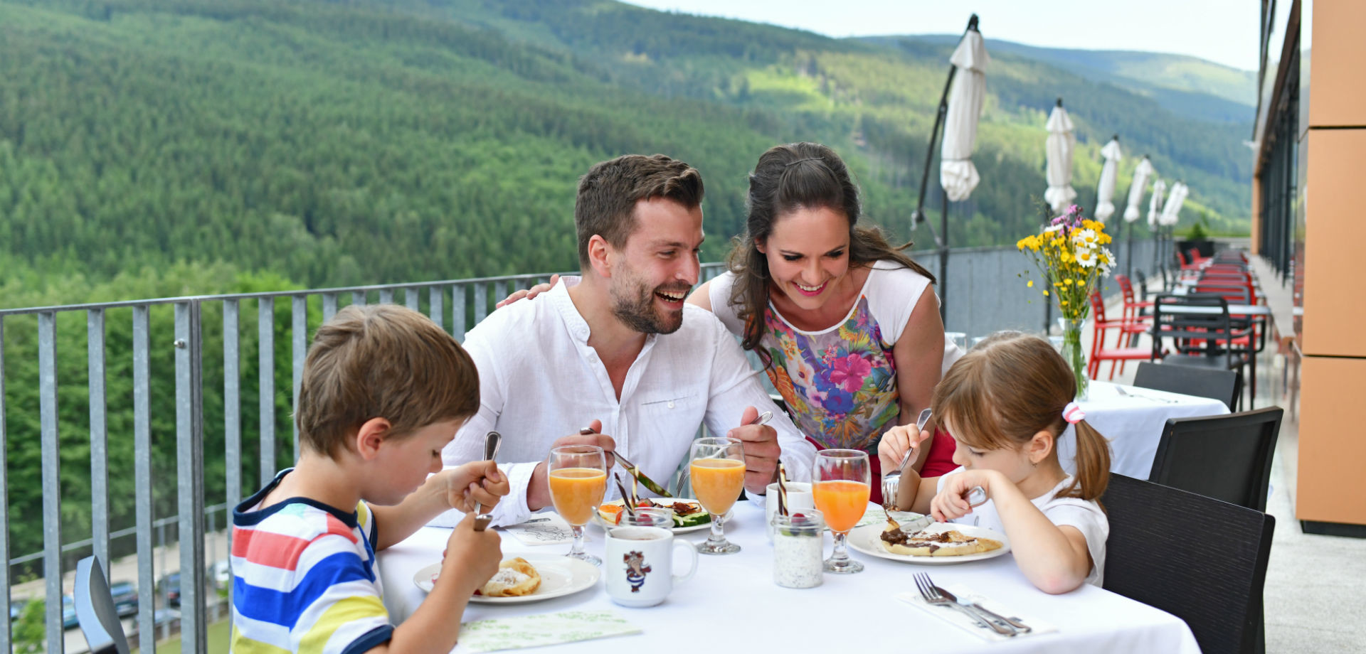 …together at the table
