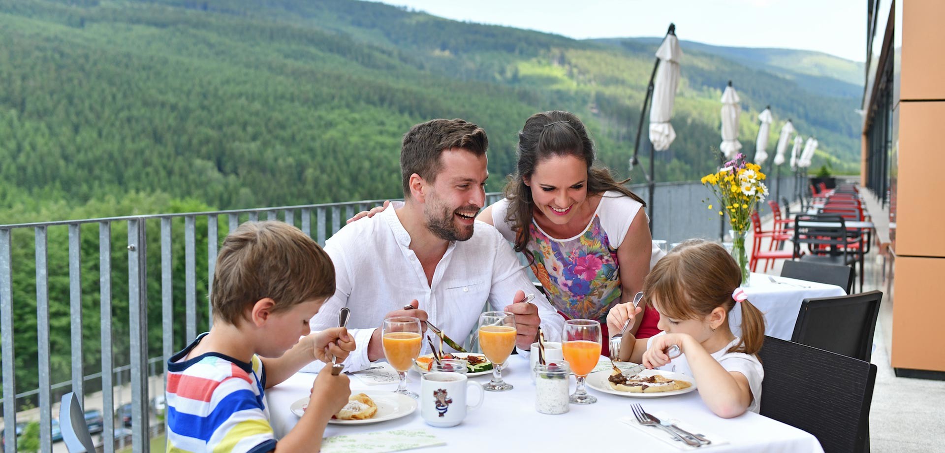 …together at the table