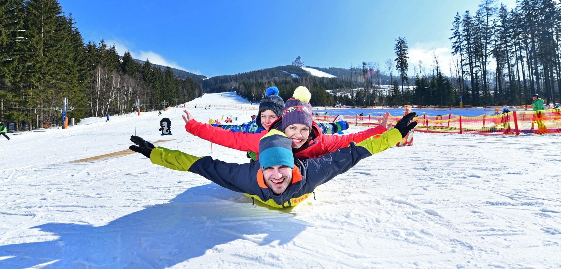 Winter holiday in the mountains
